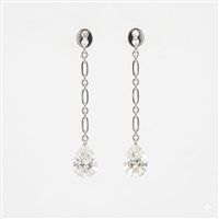 Cordino Ama Donna in Oro bianco Diamante Lab Grown AMA-OR-F202-72